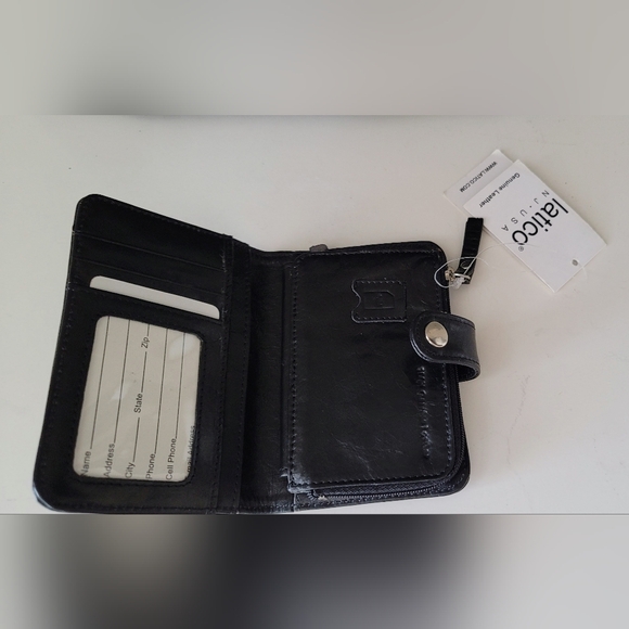 New With Tags Combo of Latico Black Leather Handbag and Latico Walet. - Picture 9 of 16